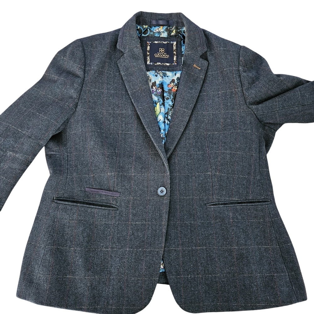 House Of Cavani  Women's Wool Blend Blazer, slim Fit, Size‎ 20
